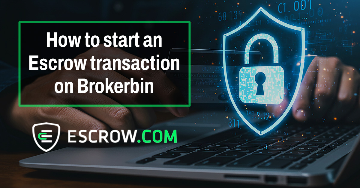How to start an Escrow.com transaction on BrokerBin