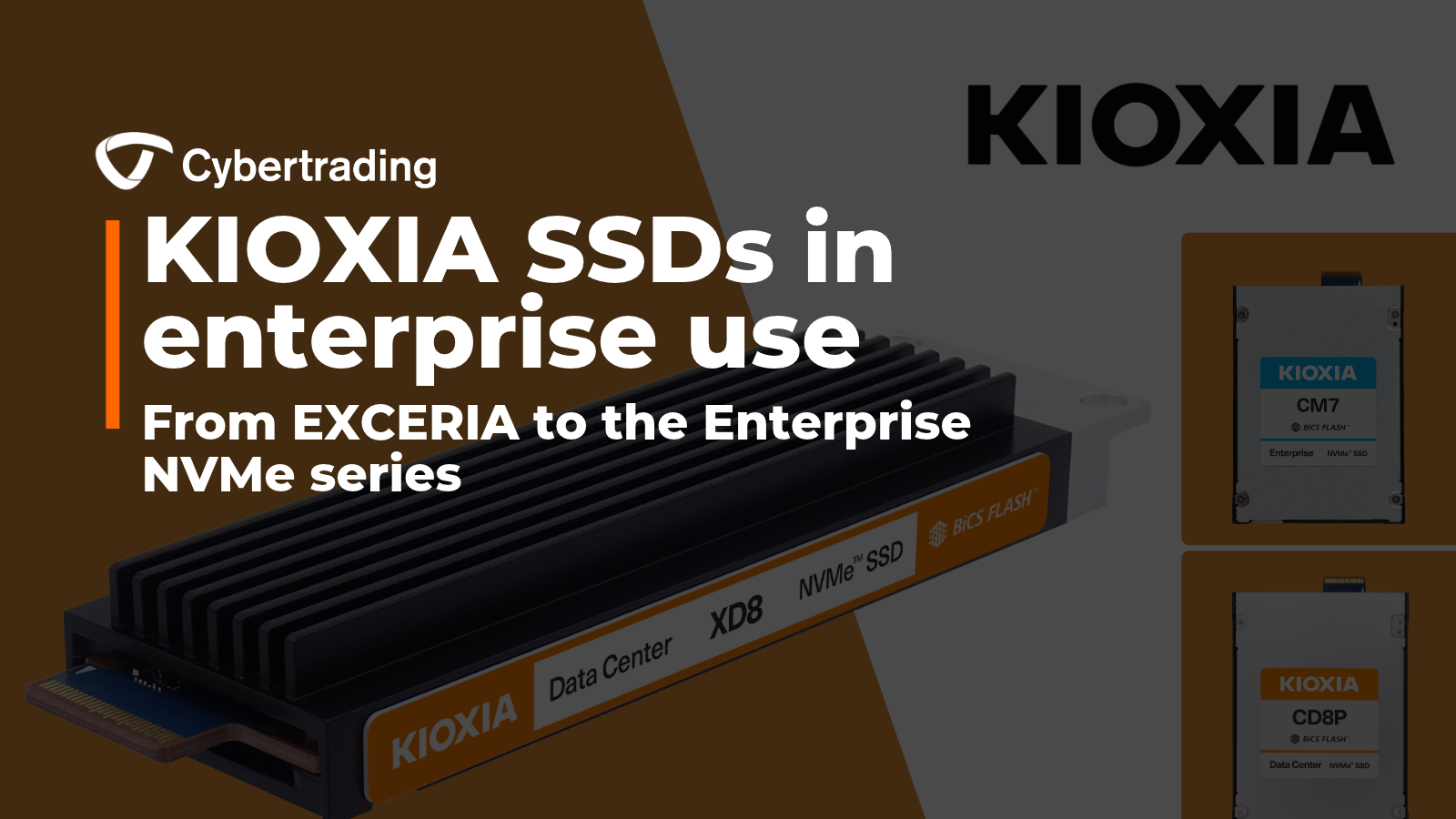 Cybertrading - KIOXIA SSDs in enterprise use