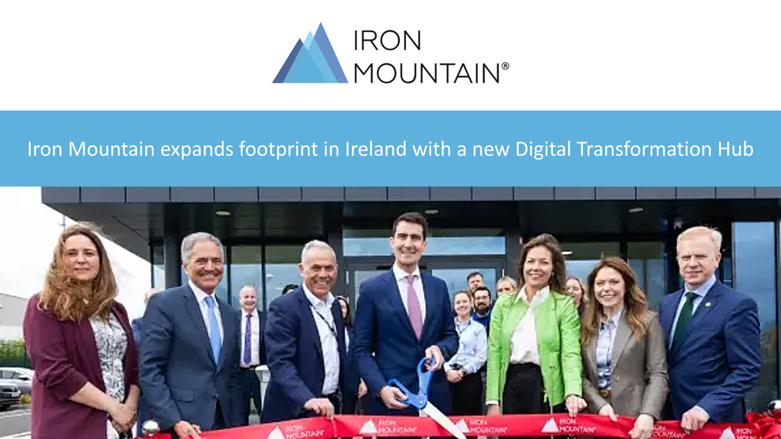 Iron Mountain expands footprint in Ireland with a new Digital Transformation Hub